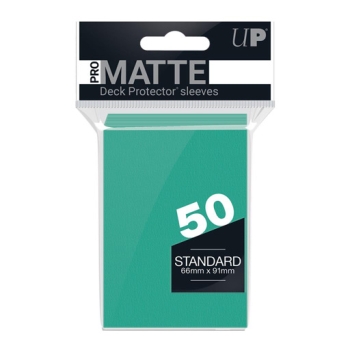 Ultra-Pro-50-Matte-Deck-Protector-Sleeves-Aqua